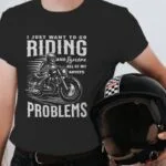Motorcycle T-shirt Riding Problems