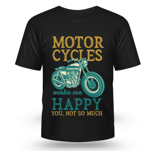 Motorcycle tee design