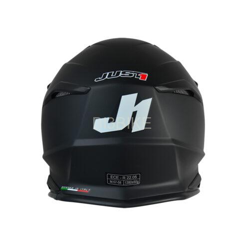 JUST1 J39 Motorcycle Motocross Helmet Solid Black Mat