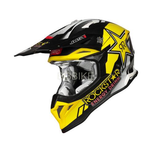 JUST1 J39 Motocros Helmet Full Face Rockstar Matt