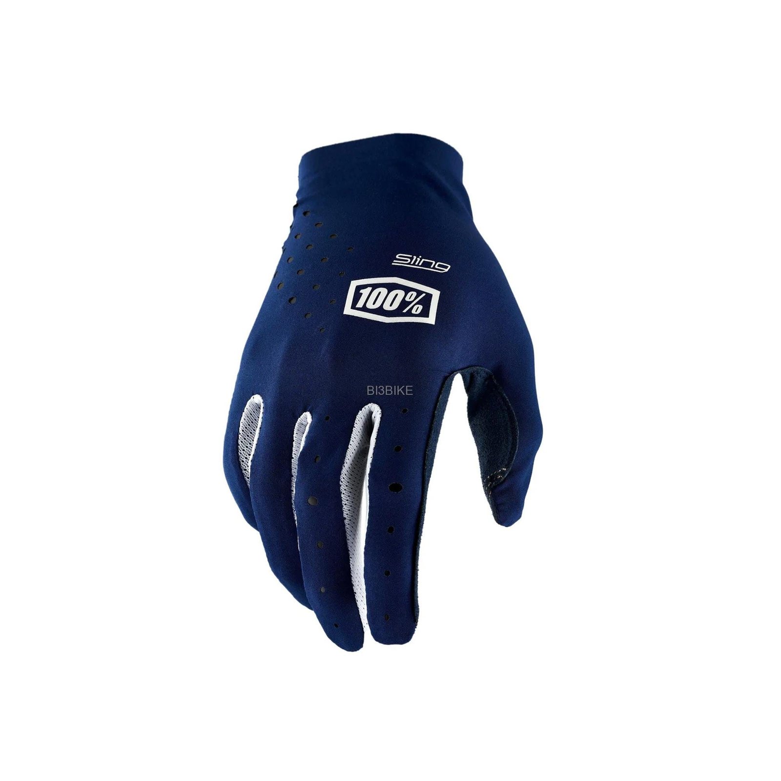 100% Motorcycle Off-Road Safety Gloves Blue & Grey