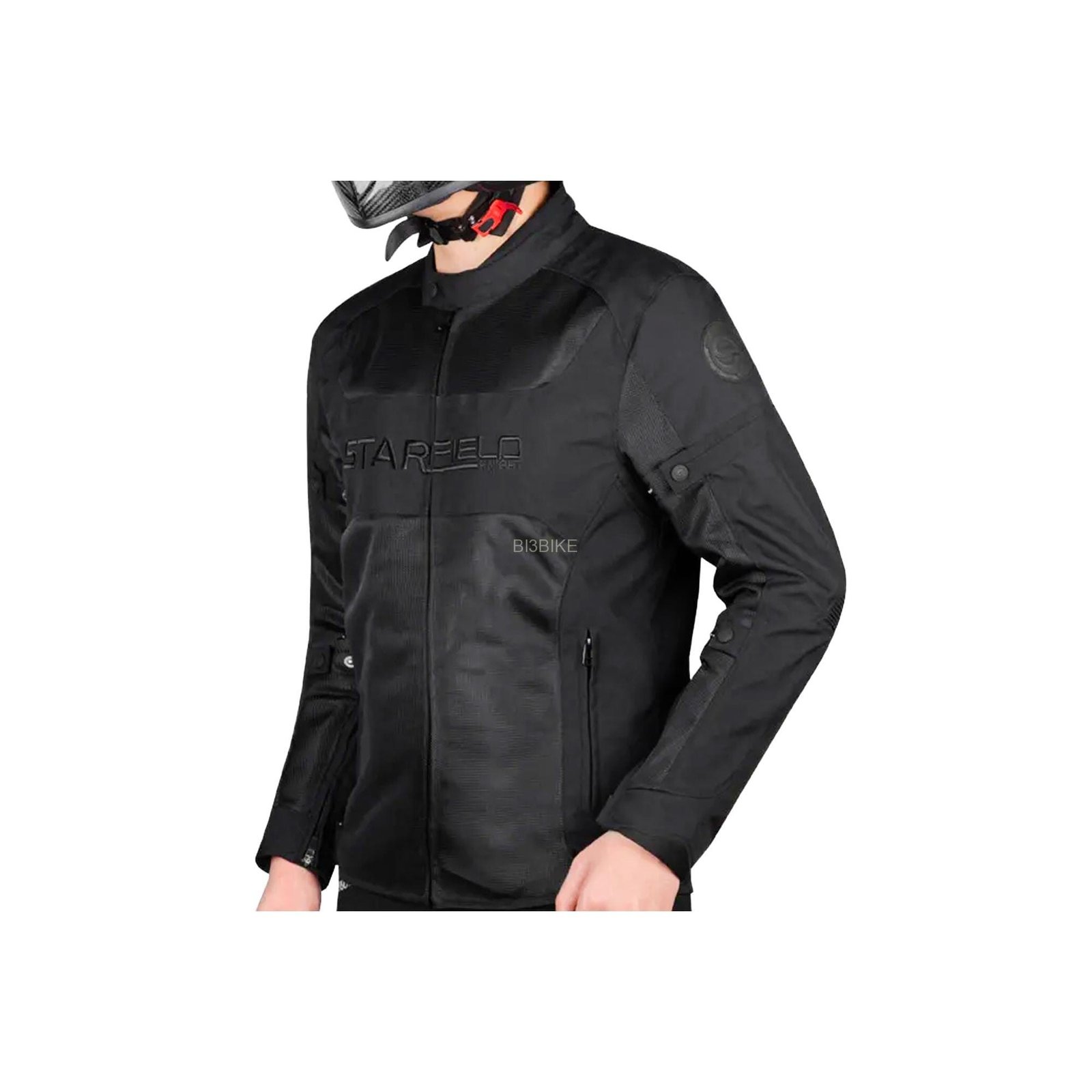 SFK Men’s Summer Motorcycle Jacket: Black Elegant Motocross Racing Suit