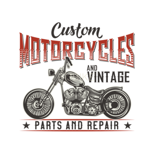 Custom Moto Vintage Digital Design