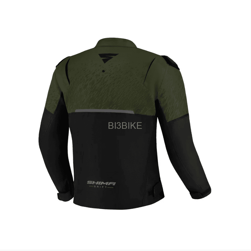 SHIMA Urban Drift Textile Motorcycle Jacket Green & Black